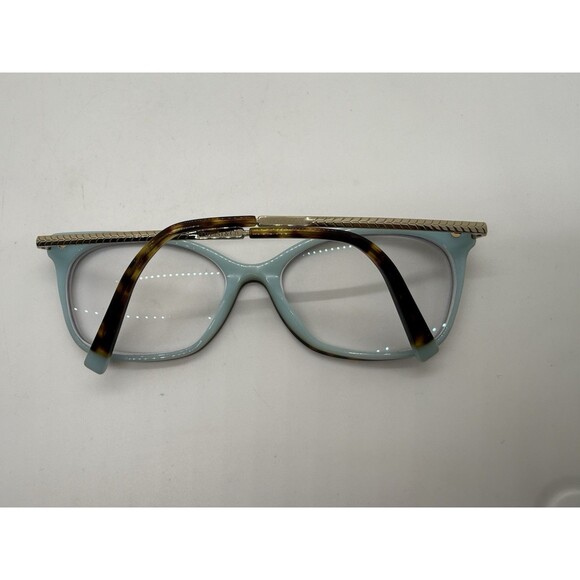 Tiffany & Co. Reading Glasses TF 2194 8134 54-16 Black Blue & Gold Frame & Case - Picture 6 of 15